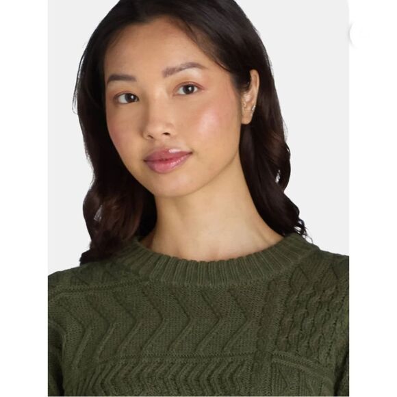 Women's Cozy Mixed Stitch Sweater Top 2-Pack Size XXL - Picture 11 of 12